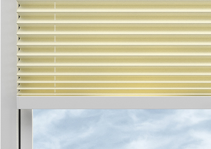 Solaris, Creme - Stick Fit Pleated Blind - Image 11